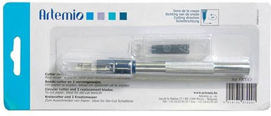 Precision Rotary Scalpel 360 Degrees Artemio 14cm Blister 2 Blades Vicuci