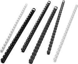 Plastic Spiral A4 22mm 50 Pieces Black Red Black