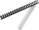 Plastic Spiral 8mm Box 100 Pieces White
