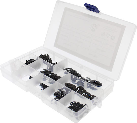 Set E-clip Type Slide-in Linch Pins 10 Different Sizes 300 Pieces Oem