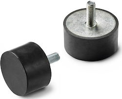 Anti-Vibration Male Foot M08x23 Φ30 Pm3020 Rubber Anti-Vibration Male Foot M08x23 Φ30 Pm3020 Rubber