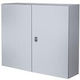 Metal Box 120x80x25 2 Doors Est 1281 Mounting Plate El.tech
