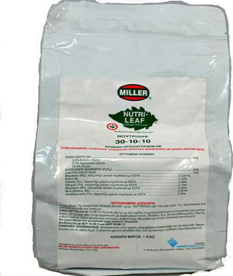 Λίπασμα Nutri Leaf 30-10-10 25 Lb