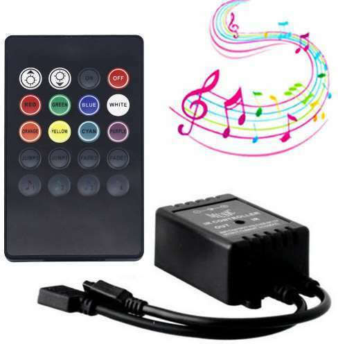 Led Music Controller Κοντρολ 20key Ανιχνευτή Ήχου Λεντοταινία Lctr20 Oem