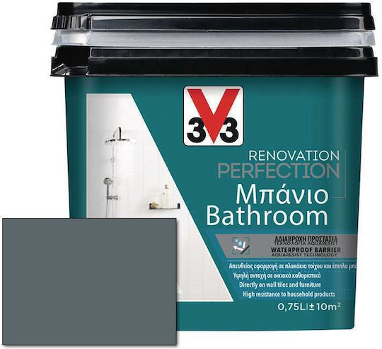 V33 Ανακαίνισης Δείγμα Renovation Perfection Μπάνιου Anthracite Satin 0,075lt