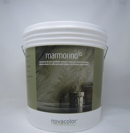Novacolor Lime-Based Satin Finish Plaster Marmorino Ks White 1kg