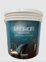 Novacolor Mirror Bianco Гланцова Боя За Изкуствени Покрития Като Огледало 1кг Novacolor Mirror Bianco Гланцова Боя За Изкуствени Покрития Като Огледало 1кг