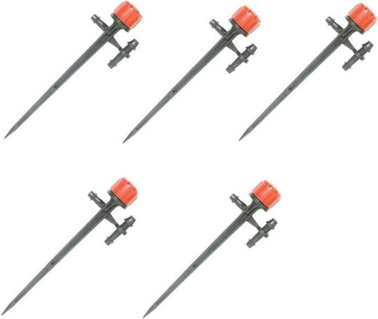 Adjustable Drip Head Lance 0-90l/h 5 Pieces Automatic Irrigation Hose Hydrofasma 3747100100 3747100100