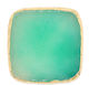 Bază Paletă Pentru Amestecarea Materialului Pătrată Efect Marmură 8,5x8,5cm Verde Pastel