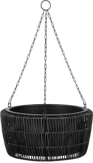 Peta Bowl Hanging Black 36cm 1110152 Peta Bowl Hanging Black 36cm 1110152