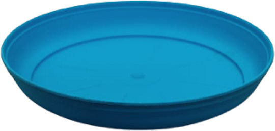 Plastic Pot Plate Skopelos Φ17cm Blue Nr122 Pot Skopelos Nr610