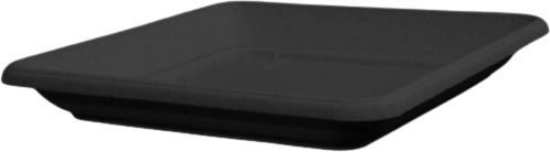 Square Pot Plate Miltoplast Geramica Dilos No 91 26.5 × 26.5 Cm Anthracite