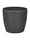 Plastona Caspo Plant Pot Roto Brillante 18 Ø18 X 16.5 Cm/3 35 Lt Anthracite