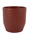 Keramischer Pflanzentopf Marsala 13,5x13,5cm