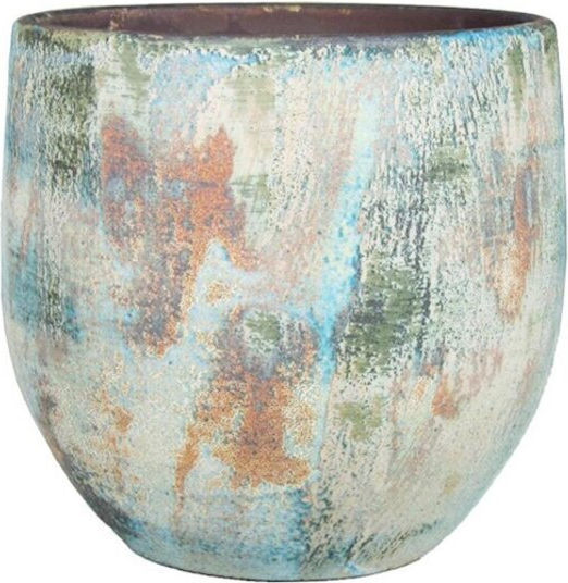 Plant Pot Ceramic Madeira Multi 17x16cm