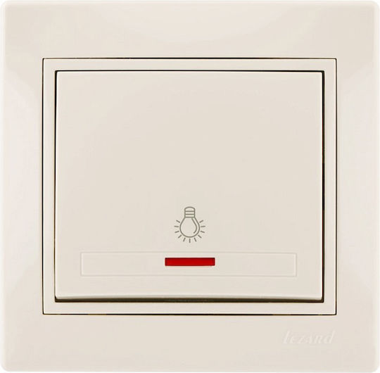 Lezard Wandschalter Treppe Lampe Crem Mira Vollständig 701.0303113