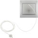 Lezard Silver Pull Button Mira Complete 701.1010191