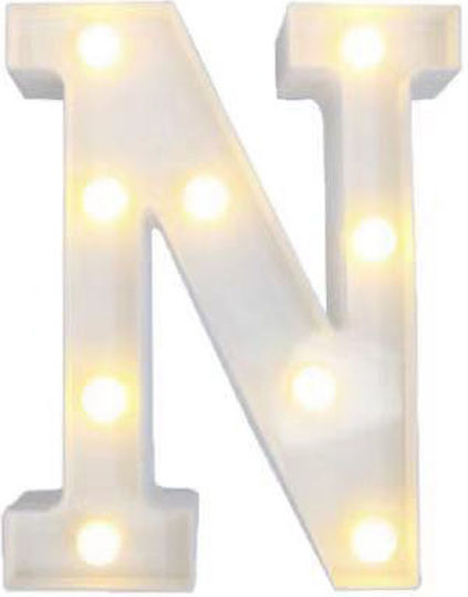 Led Licht Brief N 22x16,5cm Motarro
