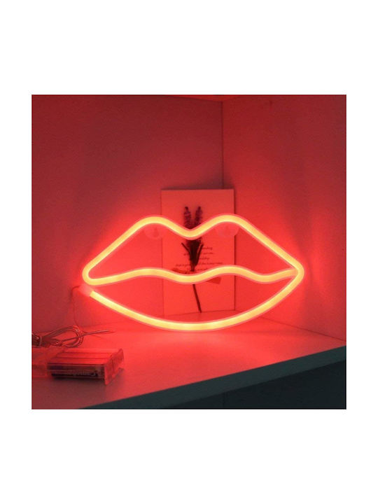 Διακοσμητικό Φωτιστικό Smile 27,5cmx14,5cmx2cm Light Neon Πολύχρωμο