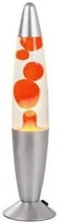 Φωτιστικό Λάβας Lava Lamp 34cm Πορτοκαλί