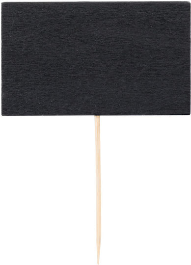 Bamdcb35 Bamboo Black Chalk Board 9cm 100 Per Pack Tablecraft