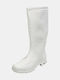 Sicherheitsgummistiefel Knie Pvc Stiefel Weiß