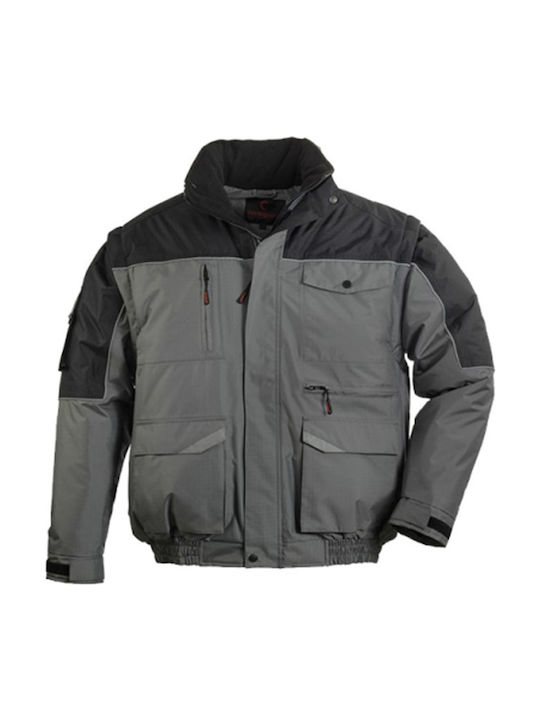 Μπουφάν Ripstop Multipocket 5bmr Coverguard Γκρι