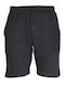 Kprime 706 Men's Athletic Bermuda Shorts Elastic Drawstring Black #k706n