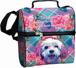 Back Me Up Bmu Love Dog Geantă de prânz de umăr Multicolor 20x15x24cm