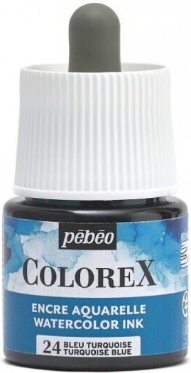 Watercolor Ink Colorex Turquoise Blue