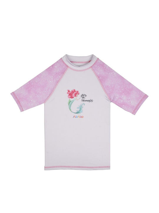 Slipstop Little Kids Swimwear Rashguard Pink