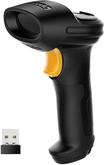 Inateck Scanner portabil Wireless cu capacitate de citire a codurilor de bare 2D și QR