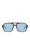Unisex Sunglasses with Black Frame and Light Blue Lens KD5159 C12