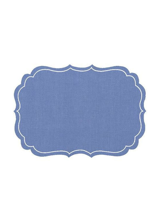 La Gallina Matta Placemats Blue 52x36cm 4pcs