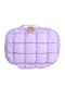 Quilted Toiletry Bag Cosmetics Handle – Lilac