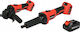 Yato YT-828296 Σετ Γωνιακός Τροχός & Τριβείο Brushless 18V με 1 Μπαταρία 4Ah