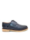 Leder Herren Mokassins in Blau Farbe