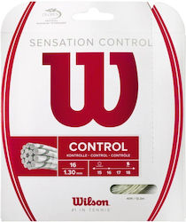 Wilson Sensation Control 16 Χορδή Τένις Λευκή