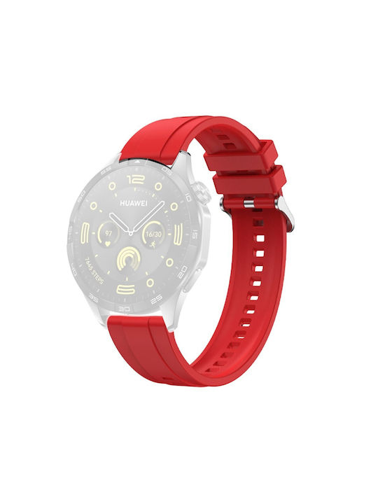 Strap Silicone Red (Huawei Watch GT4/GT5 41mm / GT5 Pro 42mm)