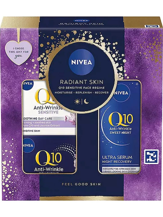 Nivea Q10 Radiant Skin Skin Care Set for Αnti-ageing, Brightening & Firming Nivea Q10 Radiant Skin Skin Care Set for Αnti-ageing, Brightening & Firming