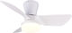 Trio Lighting 76cm Ceiling Fan with Light Fixture White