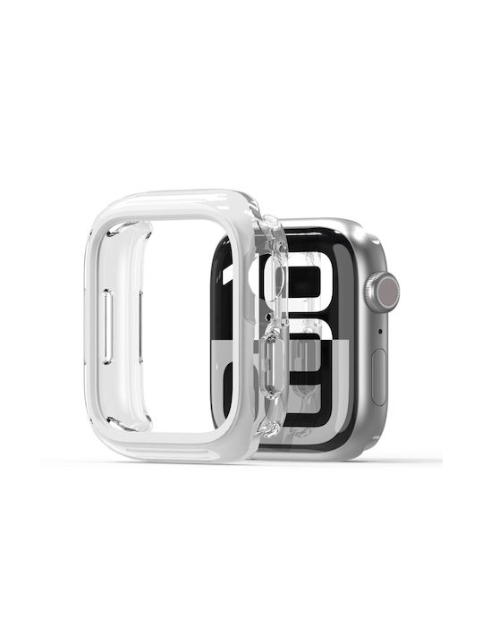 Dux Ducis Πλαστική Θήκη σε Λευκό χρώμα για Apple Watch Series 7, 8, 9 - 45mm