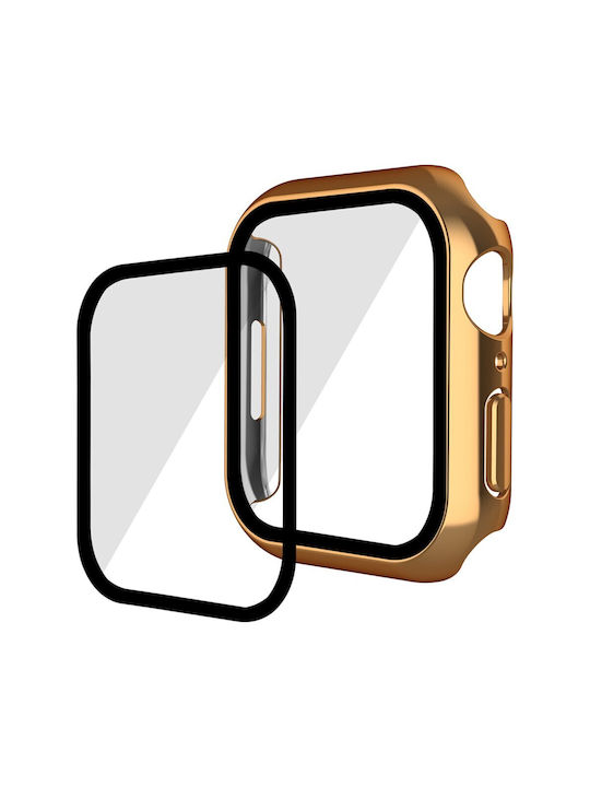 Enkay Carcasă de Plastic în culoarea Rose Gold pentru Apple Watch Seria 7, 8, 9 - 41mm