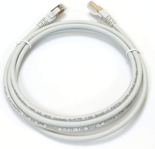 Patch Cord S/FTP Spacer Cat.6 Cupru-Aluminiu 7.5 m Alb AWG26 "sppc-sftp-cat6-7.5m" Green Stamp 0.18 Lei
