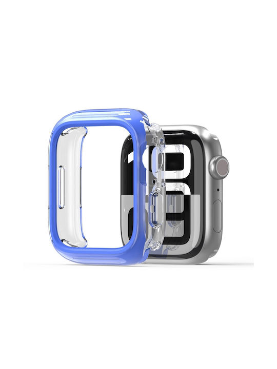 Apple Watch Series 7 8 9 45mm Dux Ducis Camo Series Case Blue