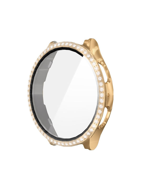 Samsung Galaxy Watch 7 44mm Enkay Wearable Case Screen Protection Gold