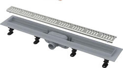 Γραμμικό Σιφώνι Ντουζιέρας Σχαράκι 750mm Inox Alcaplast