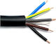 Nyy J1vv-u 3x6mm2 Schwarzes Netzkabel