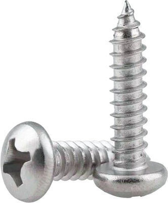 Șurub de tablă Cruce Ψωμάki Galvanizat F4,2x16mm 10 Bucăți