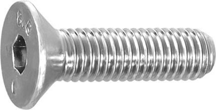 Allen Screw 4mm x 40mm Machined Inox A2 OEM DIN7991